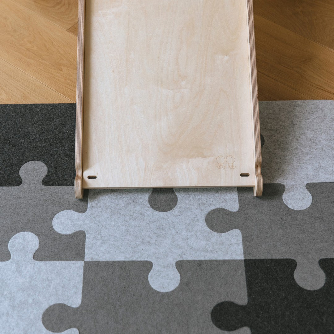 9-piece Felt Puzzle Playmat - Add-on for Climbing Toys
